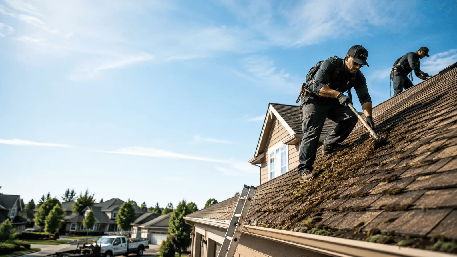Roof Moss Removal in Bowers, PA near me